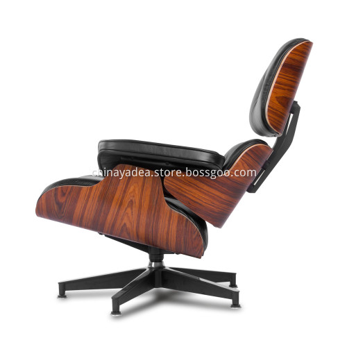 Charles Eames lounge chair and ottoman replica